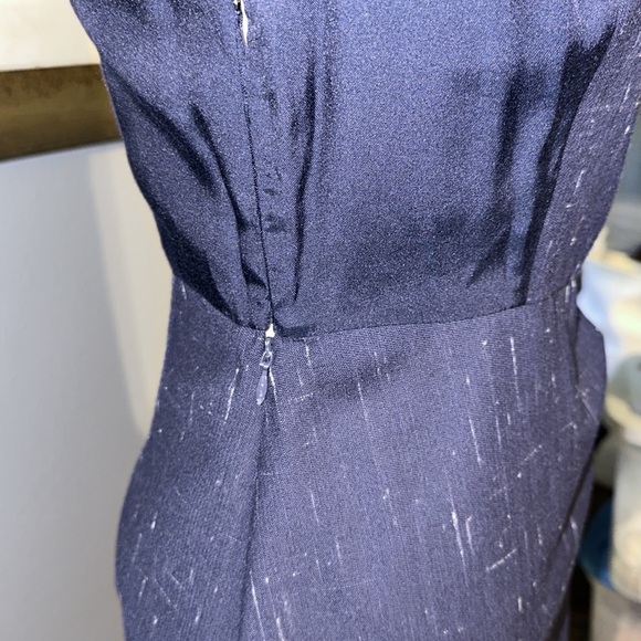 COPY - Rebecca Taylor midnight navy faux wrap dress - Picture 12 of 15